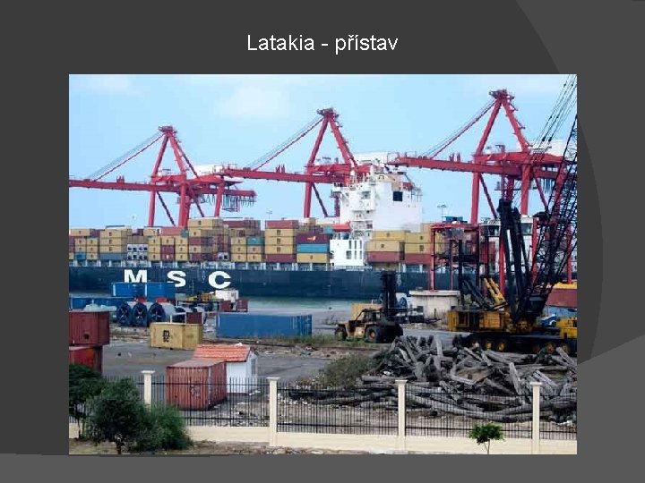 Latakia - přístav 