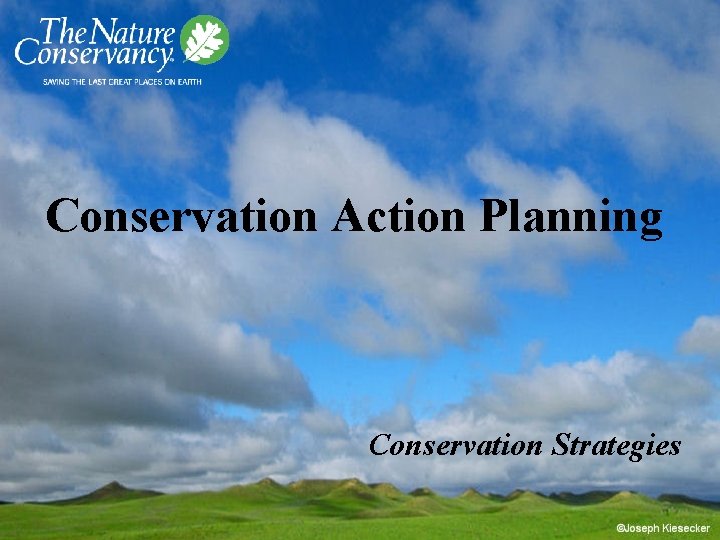 Conservation Action Planning Conservation Strategies 