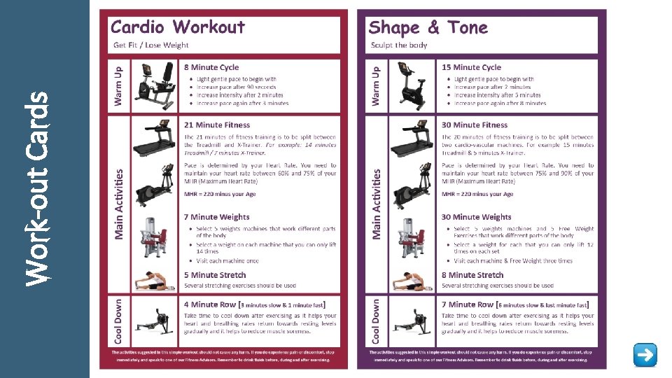 Work-out Cards 