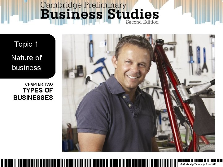 Topic 1 Nature of business CHAPTER TWO TYPES OF BUSINESSES © Cambridge University Press