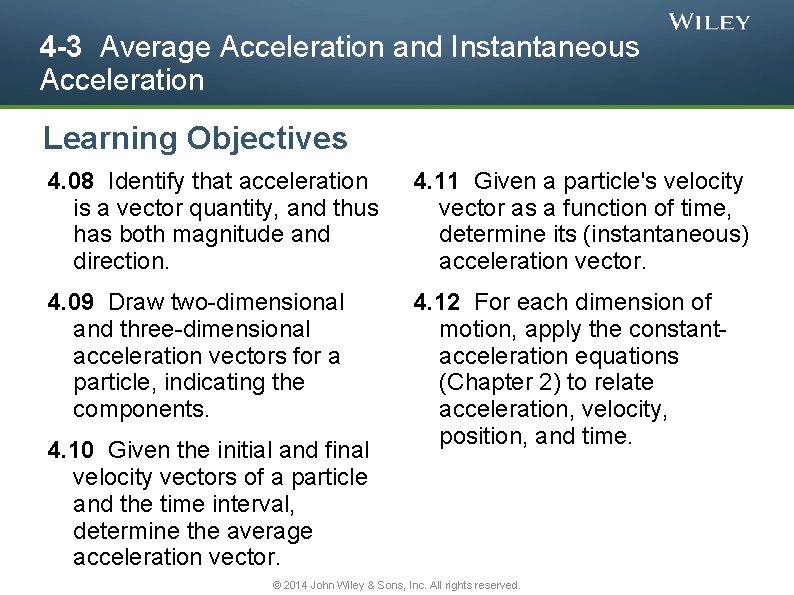 Chapter 4 Motion in Two and Three Dimensions