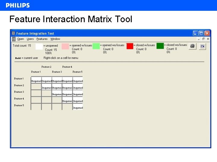 Feature Interaction Matrix Tool 