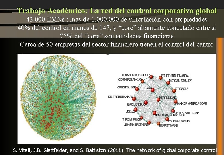 Trabajo Académico: La red del control corporativo global 43. 000 EMNs : más de