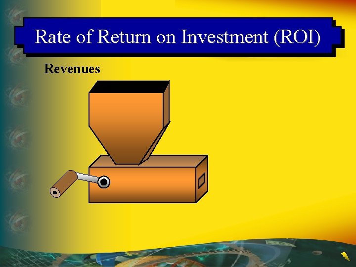 Rate of Return on Investment (ROI) Revenues 