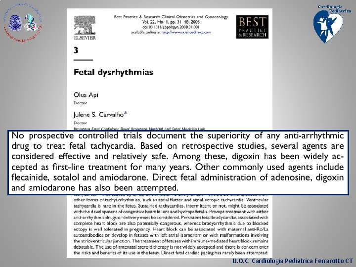 U. O. C. Cardiologia Pediatrica Ferrarotto CT 