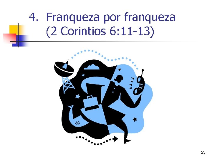 4. Franqueza por franqueza (2 Corintios 6: 11 -13) 25 