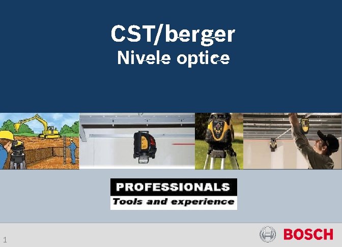 Aparate de măsură – Nivele optice CST/berger Nivele optice 1 