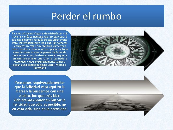 Perder el rumbo Para los cristianos ninguna idea debería ser más familiar y más Perder el rumbo Para los cristianos ninguna idea debería ser más familiar y más