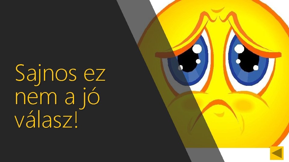 Sajnos ez nem a jó válasz! 