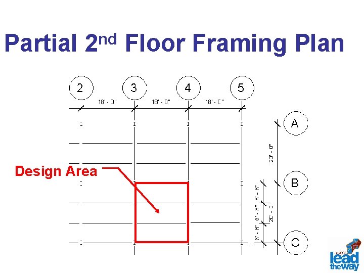 Partial nd 2 Design Area Floor Framing Plan 