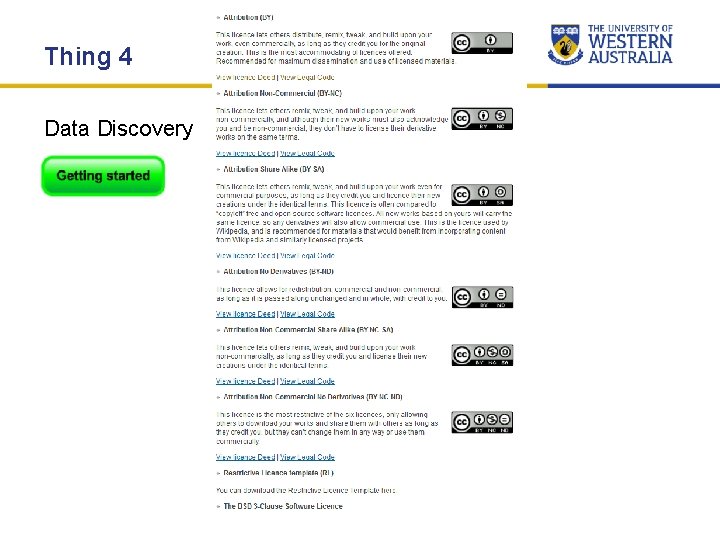 Thing 4 Data Discovery Thing 4 Data Discovery