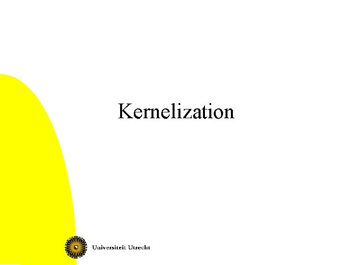 Kernelization 