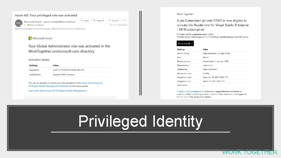 Privileged Identity 