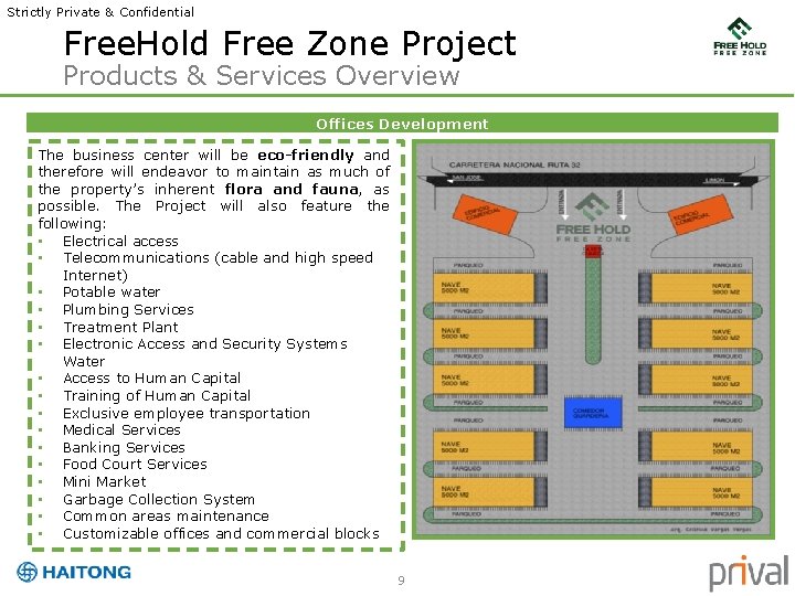 Strictly Private & Confidential Free. Hold Free Zone Project Products & Services Overview Offices