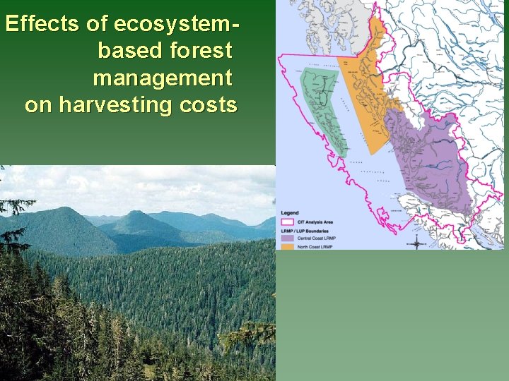 Effects of ecosystembased forest management on harvesting costs 