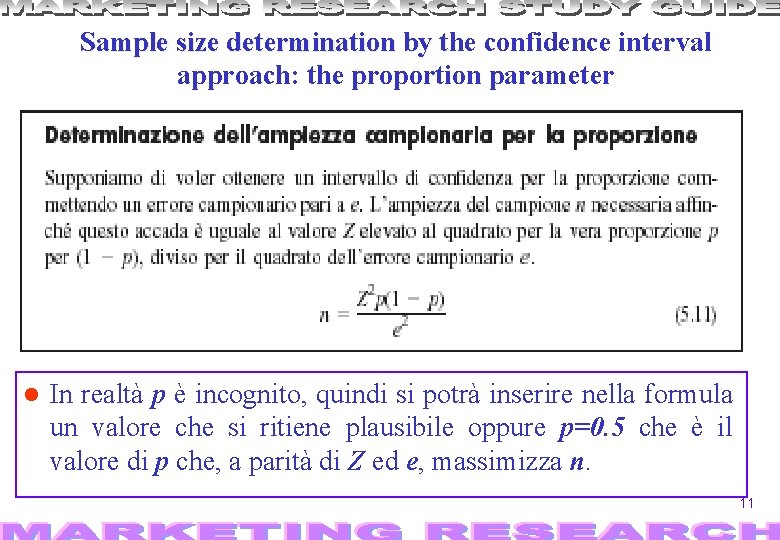 Sample size determination by the t confidence interval approach: the proportion parameter In realtà