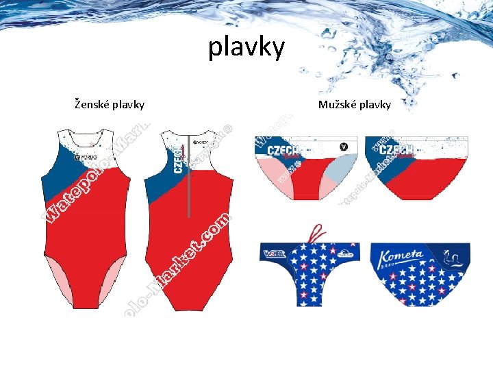 plavky Ženské plavky Mužské plavky 