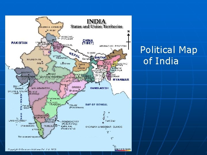 Political Map of India 