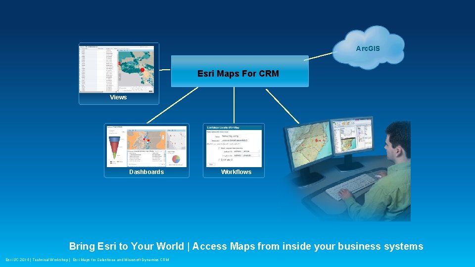 Arc. GIS Esri Maps For CRM Views Dashboards Workflows Bring Esri to Your World