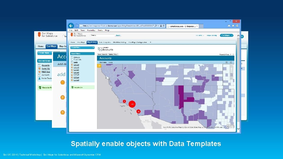 Spatially enable objects with Data Templates Esri UC 2014 | Technical Workshop | Esri
