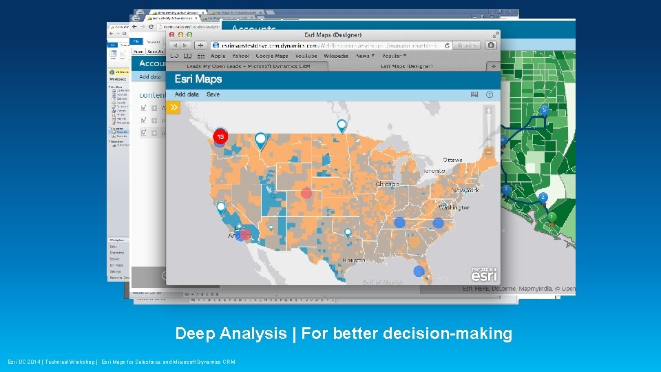 Deep Analysis | For better decision-making Esri UC 2014 | Technical Workshop | Esri