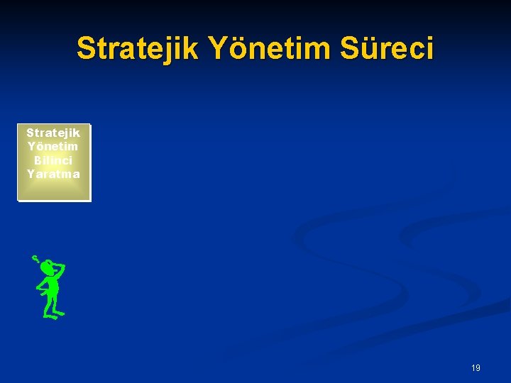 Stratejik Yönetim Süreci Stratejik Yönetim Bilinci Yaratma 19 