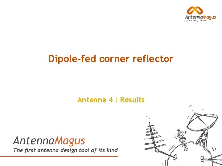 Dipole-fed corner reflector Antenna 4 : Results 