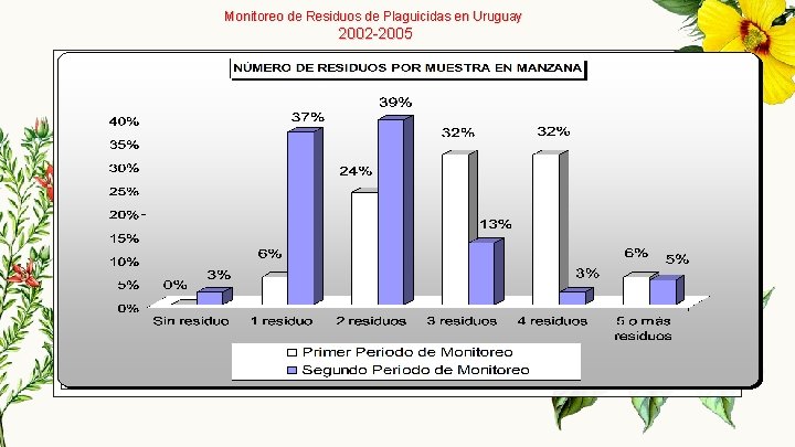Monitoreo de Residuos de Plaguicidas en Uruguay 2002 -2005 