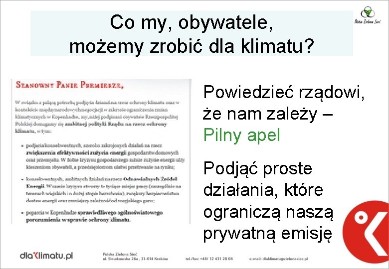 Co my, obywatele, możemy zrobić dla klimatu? Powiedzieć rządowi, że nam zależy – Pilny