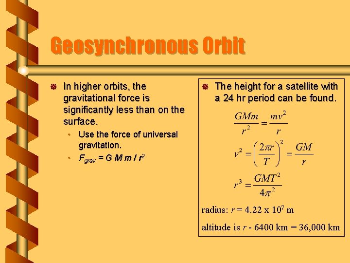 Orbits Short Period An object in space would