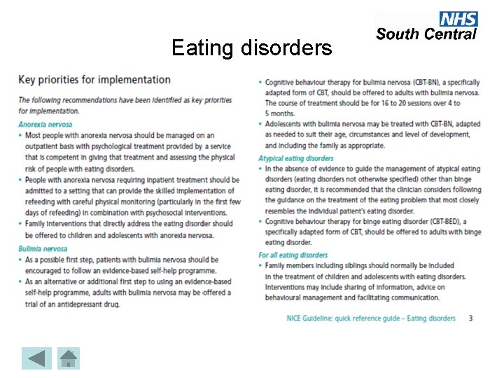 Eating disorders 