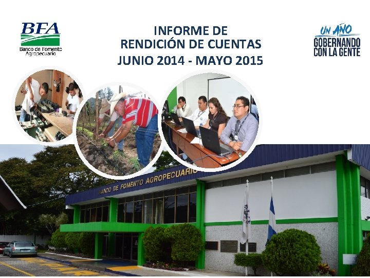 INFORME DE RENDICIÓN DE CUENTAS JUNIO 2014 - MAYO 2015 