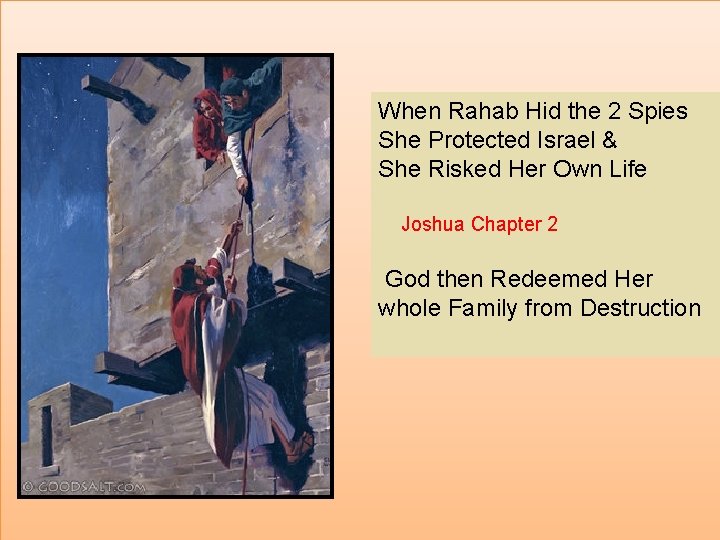 When Rahab Hid the 2 Spies She Protected Israel & She Risked Her Own