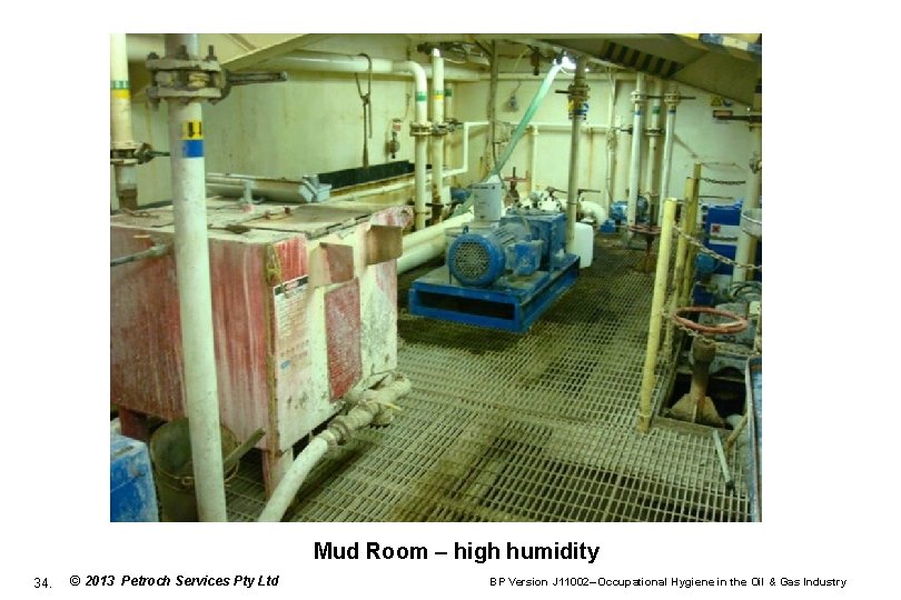 Mud Room – high humidity 34. © 2013 Petroch Services Pty Ltd BP Version