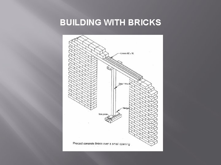 BUILDING WITH BRICKS 