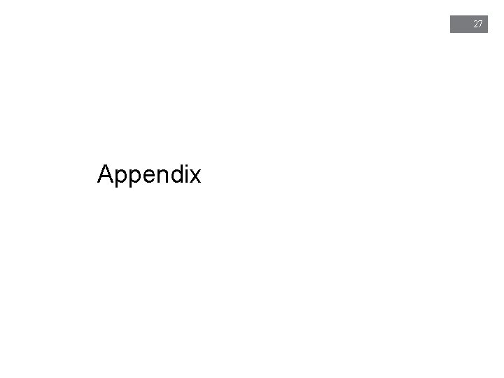 27 Appendix 