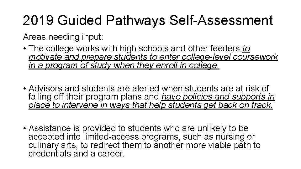 Guided Pathways SEM Everything you ever wanted to