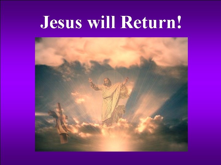 Jesus will Return! 