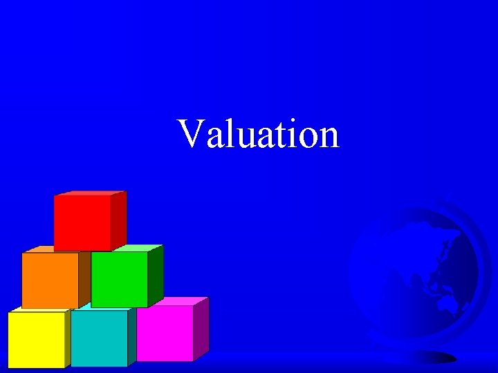 Valuation 