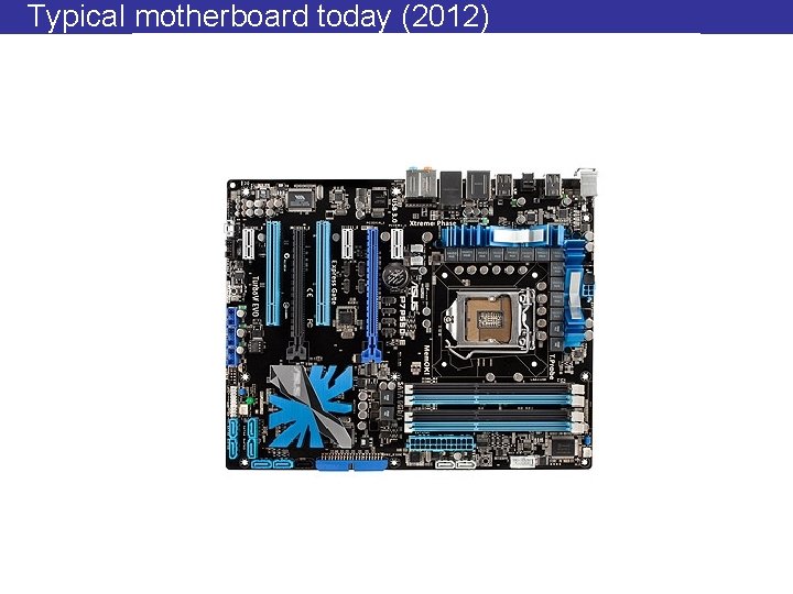 Typical motherboard today (2012) 