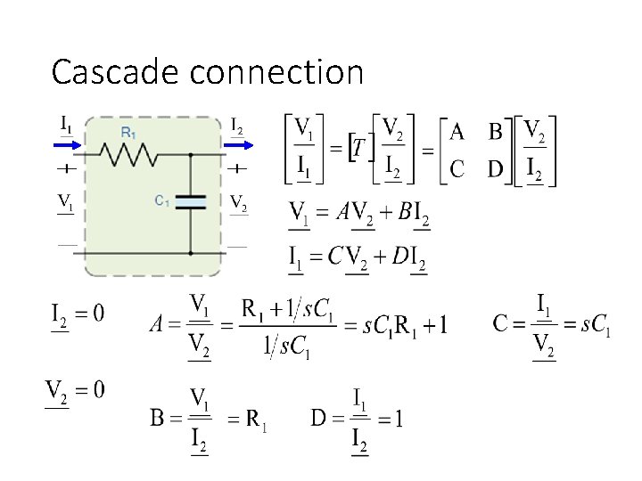 Cascade connection 