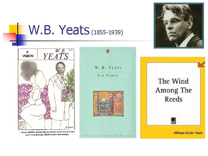 W. B. Yeats (1855 -1939) 