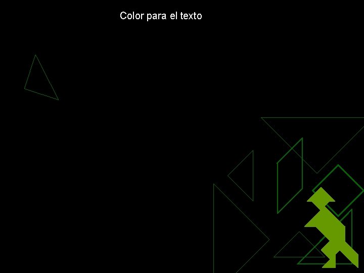 Color para el texto 