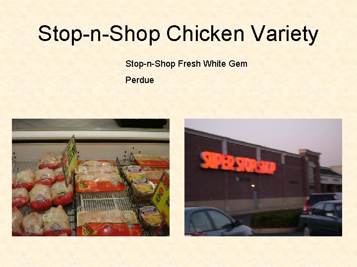 Stop-n-Shop Chicken Variety Stop-n-Shop Fresh White Gem Perdue 