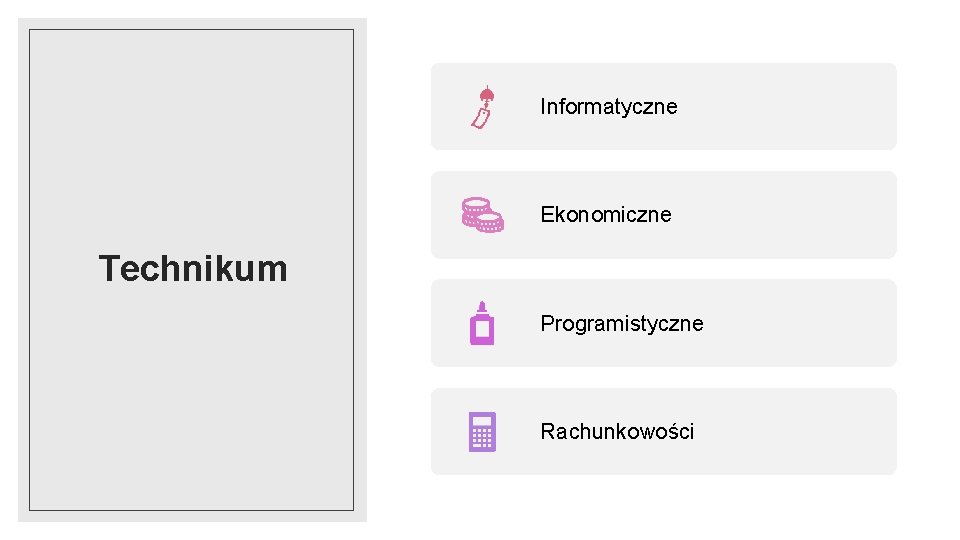 Informatyczne Ekonomiczne Technikum Programistyczne Rachunkowości 