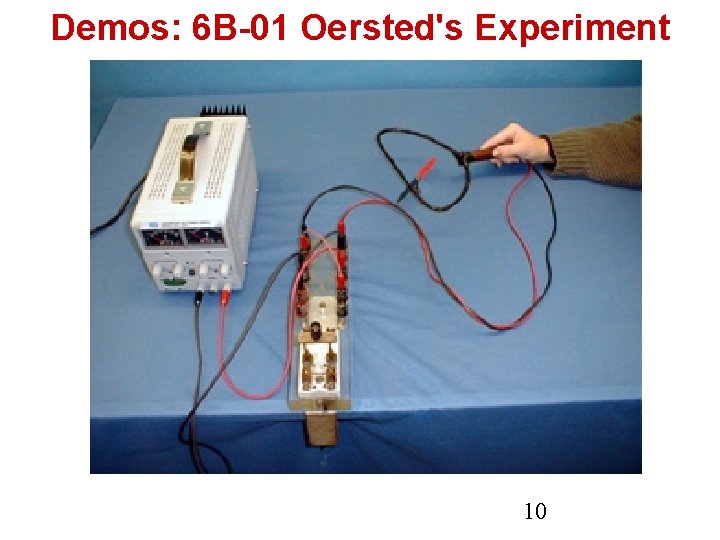 Demos: 6 B-01 Oersted's Experiment 10 