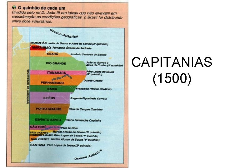 CAPITANIAS (1500) 