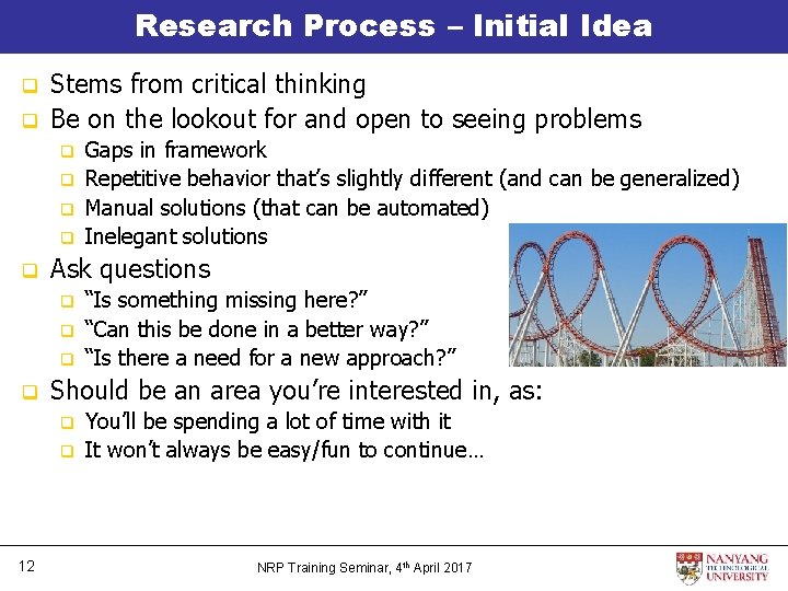 Research Methodology David Butler School of MAE Nanyang