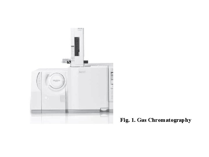 Fig. 1. Gas Chromatography 