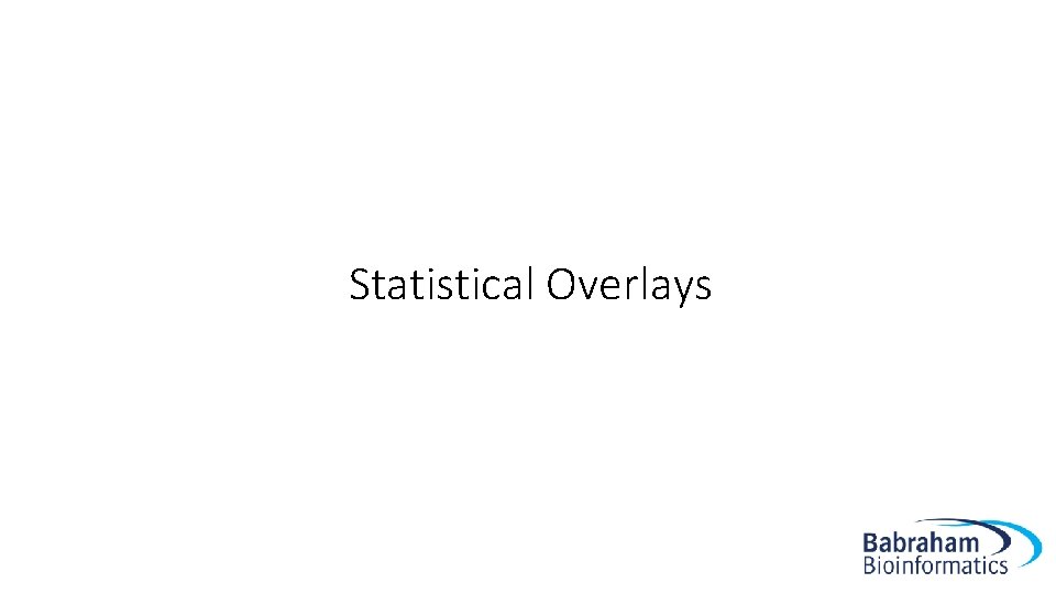Statistical Overlays 
